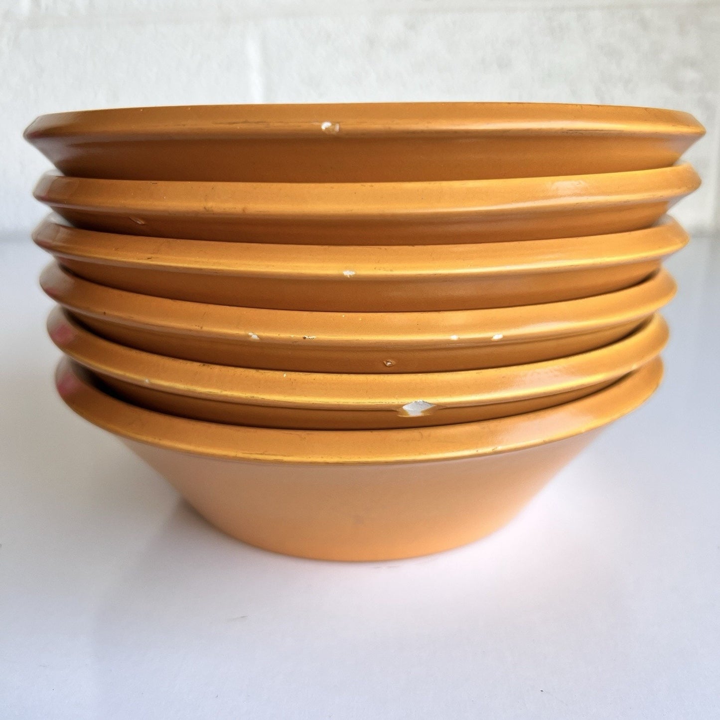 RARE (6) Mikasa Mexican Rainbow “Tacos” Ben Seibel Bowls 8” MCM Retro Stoneware