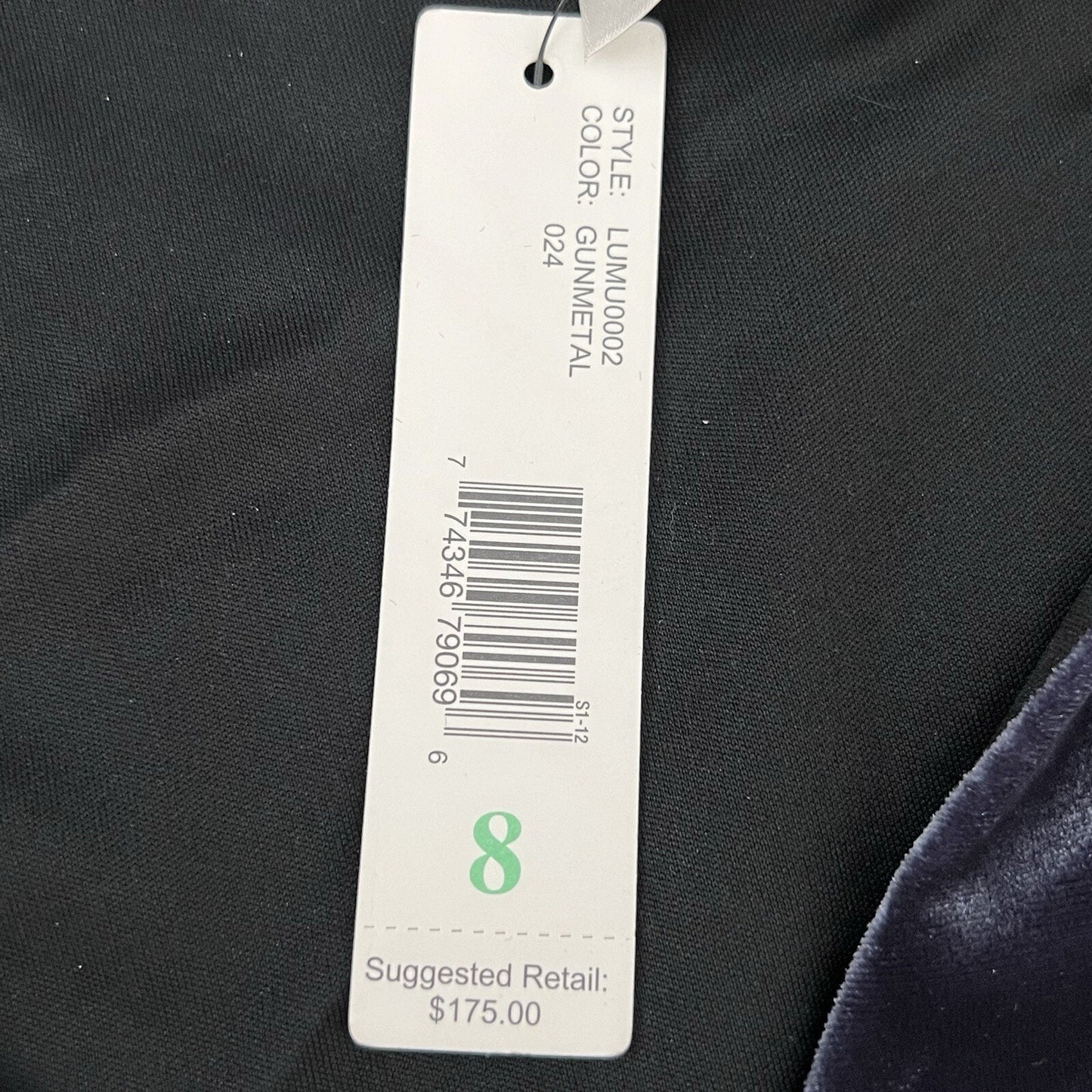 NWT $175 Laundry by Shelli Segal (8) Velvet Twist Front Midi Long Sleeve Dress