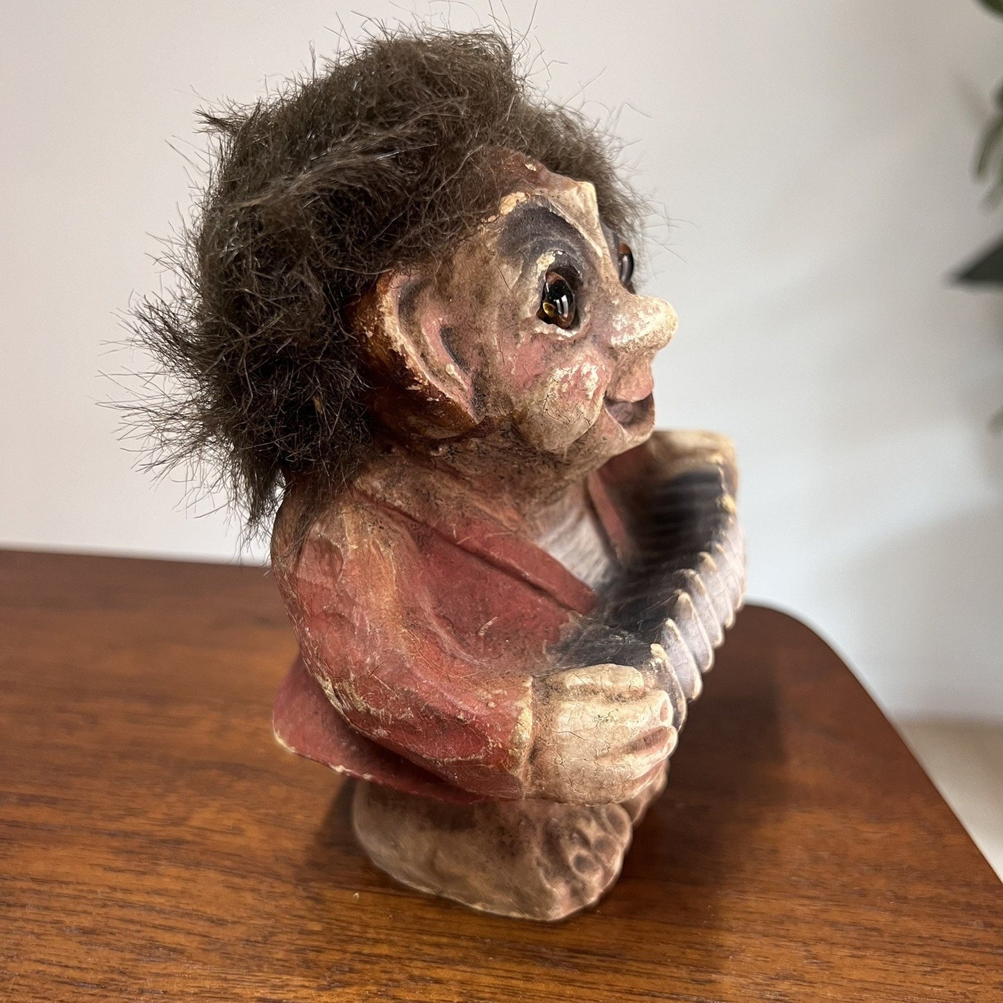 Lot Of 4 Rare Ny Form Troll Doll Handmade Retired Norwegian Collectible Folk Art
