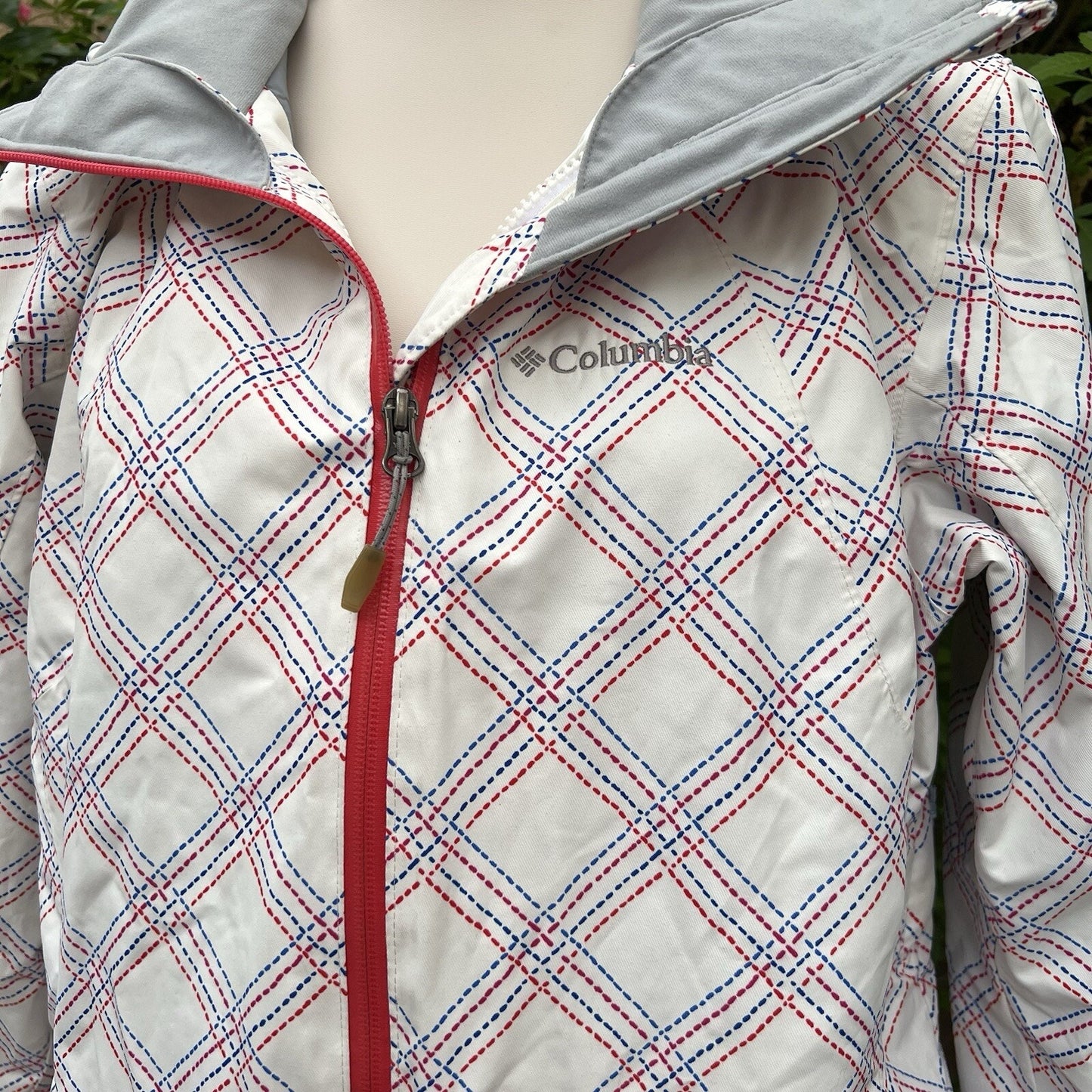 Columbia Interchange Jacket (L) Removable Hood Weatherproof Ski Snow Coat EUC