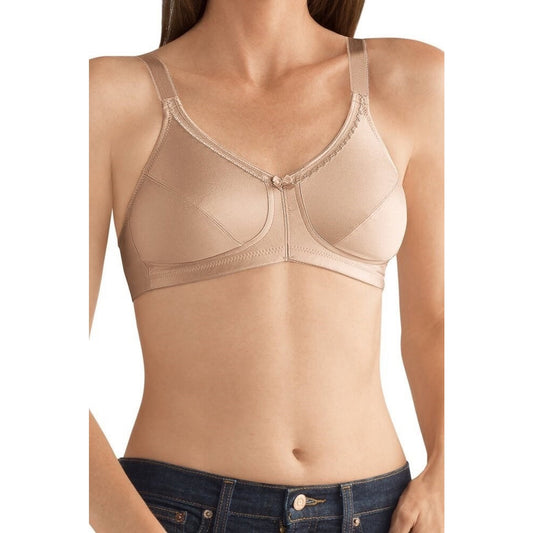 Amoena Rita 36C Mastectomy Pocket Bra Soft Cup 2004 Nude Post Surgery Wireless
