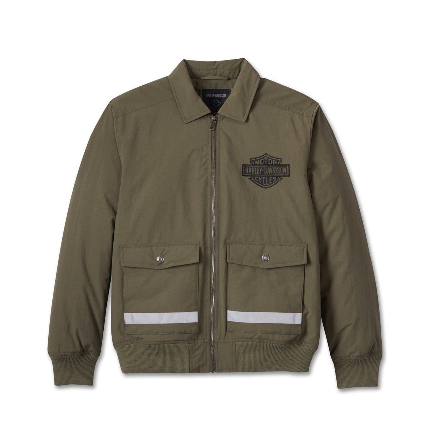 NWT Harley Davidson 2XL Garage Jacket Coat Removable Vest Green Reflective