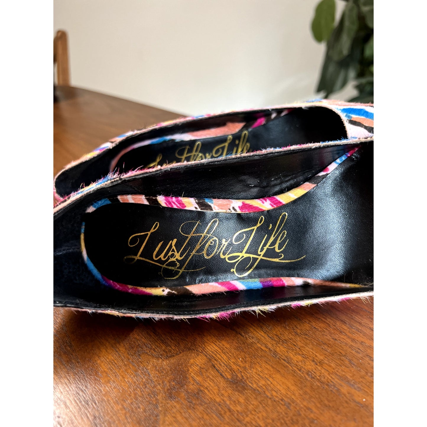 Lust for Life Kash Wild Multi Pony Fur Pumps Size 8 Lulu's Party Stiletto Heels