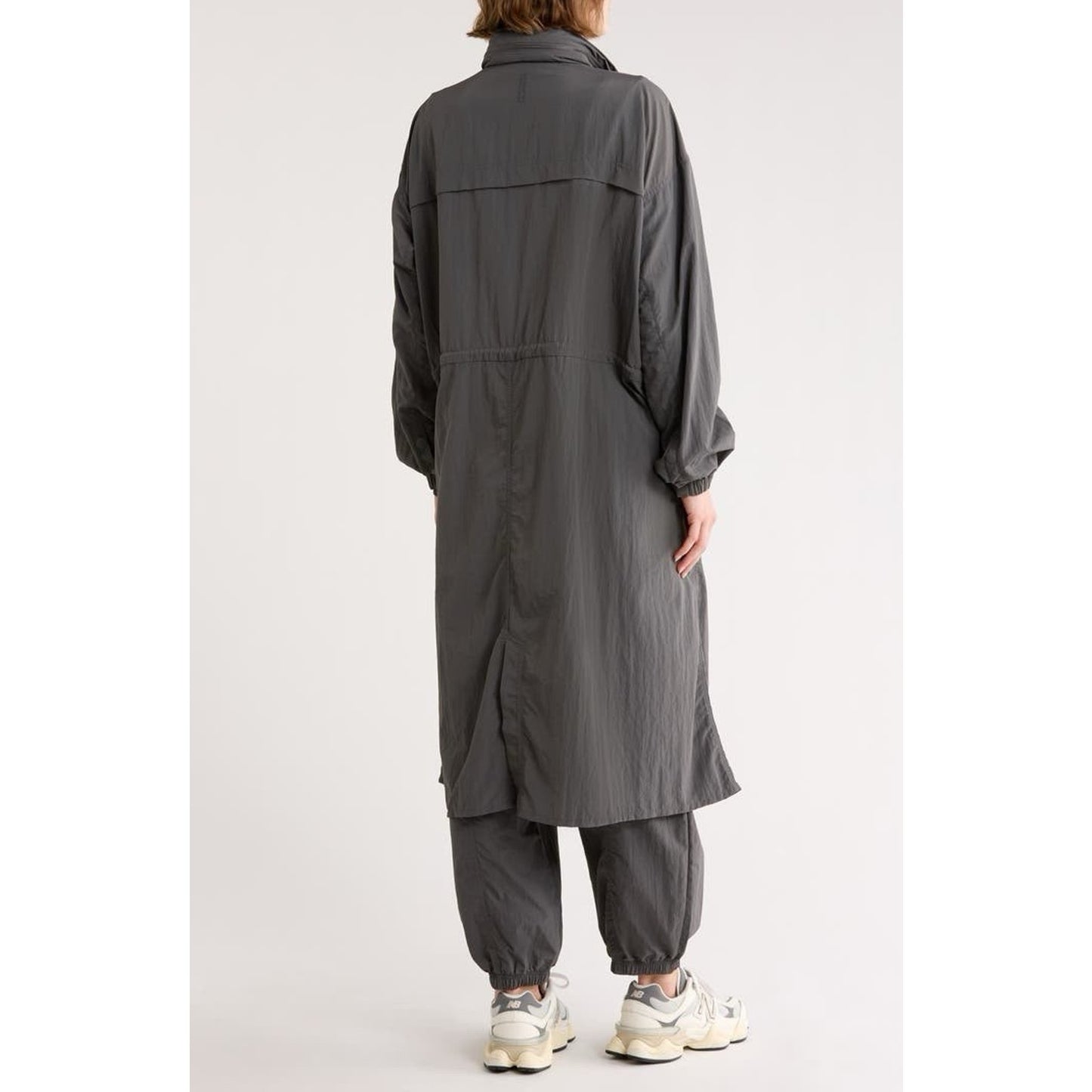NWT $198 Spiritual Gangster Delancey Trench Coat Hood Urban Duster Streetwear