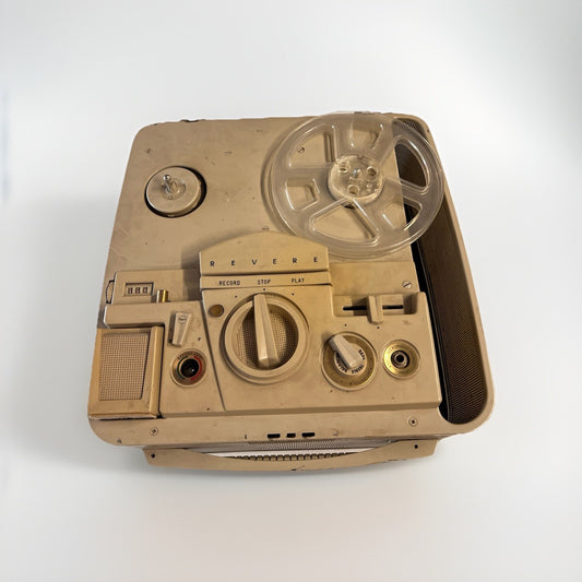 Vintage Revere Model T-1100 Portable Magnetic Tape Recorder - Working