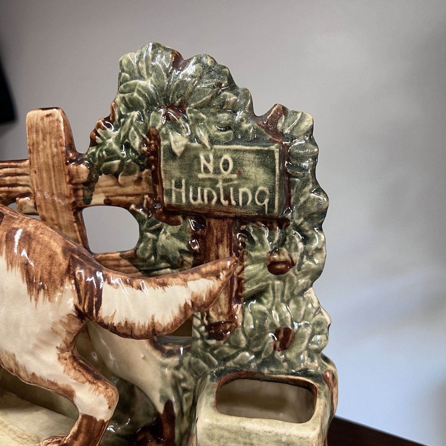 McCoy “No Hunting” Bird Dog Planter 13”