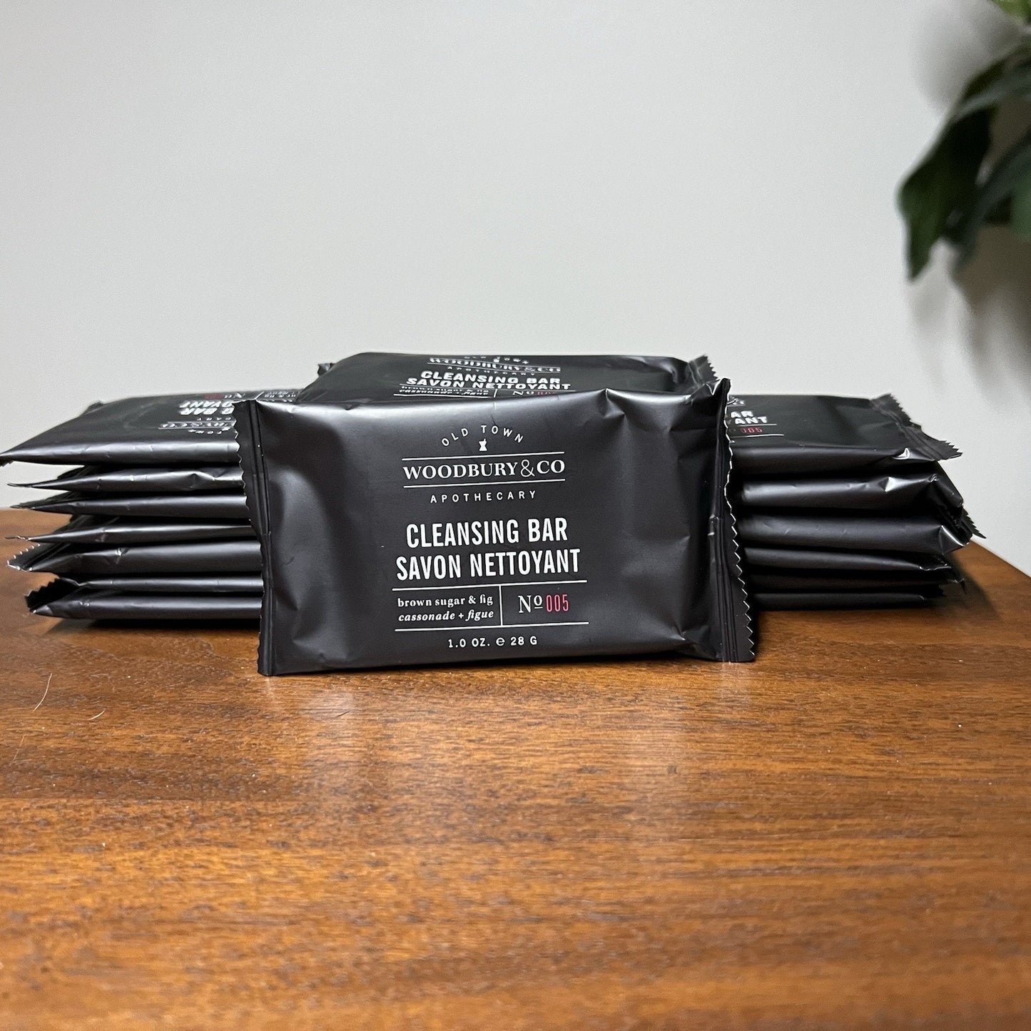 15 Pack Woodbury & Co. Bar Soap Wyndham Brown Sugar & Fig Travel Size