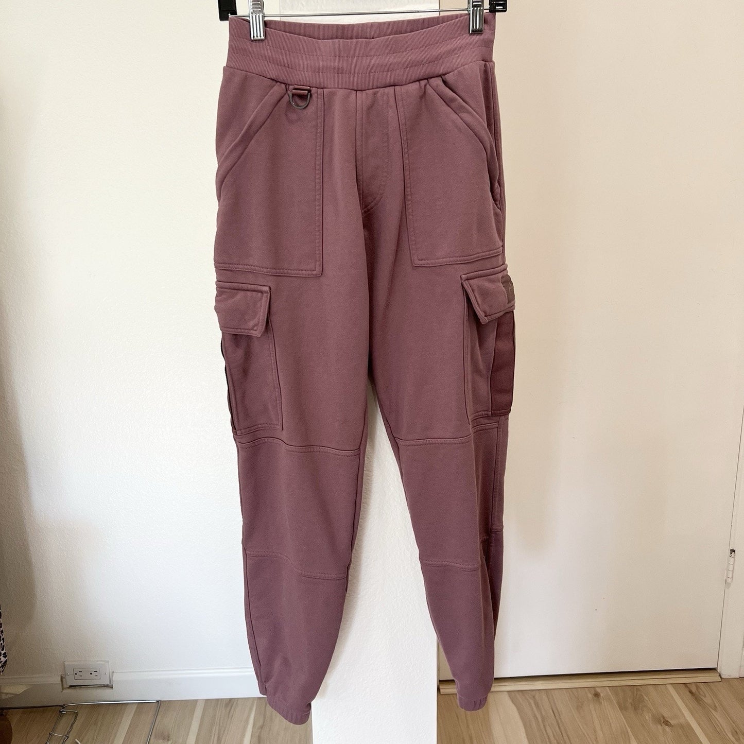 ALO YOGA Highline Cargo Pants (S) Jogger Sweatpants Sweats Terry Gym Unisex