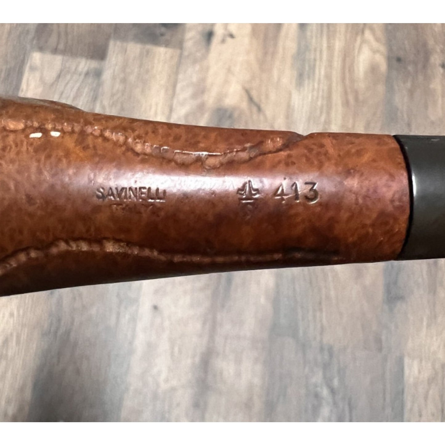 Savinelli Sherwood Rock Briar 413 KS Italian Briar Pipe, New Stem