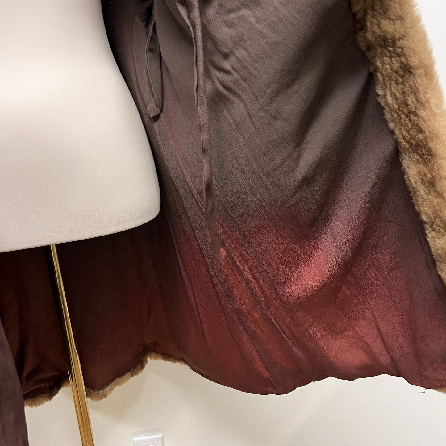 50s Gittelmans Sons Beaver Fur Coat Mob Wife Old Money Luxe Mobster Glam Brown