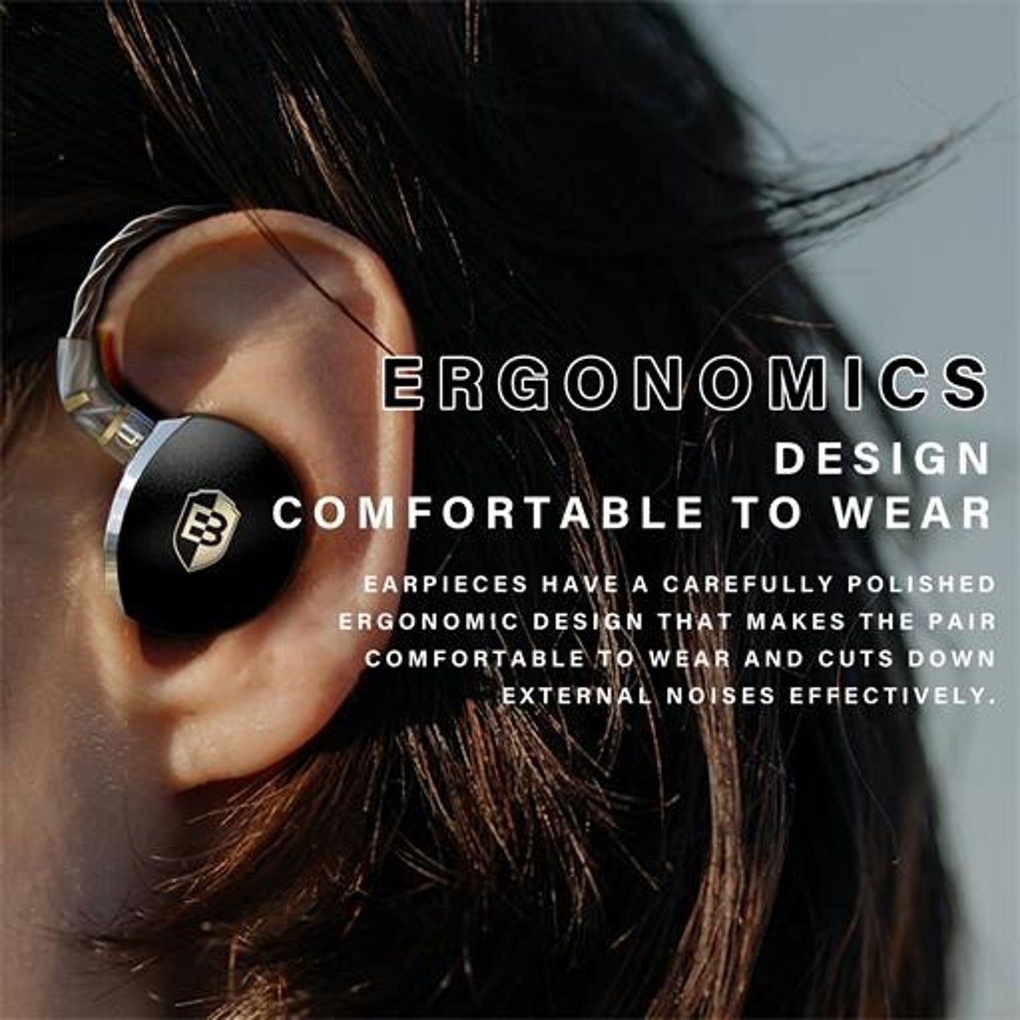 New BASN MTPro In-Ear Monitors 14.5mm Planar HiFi IEM Headphones MMCX Connection