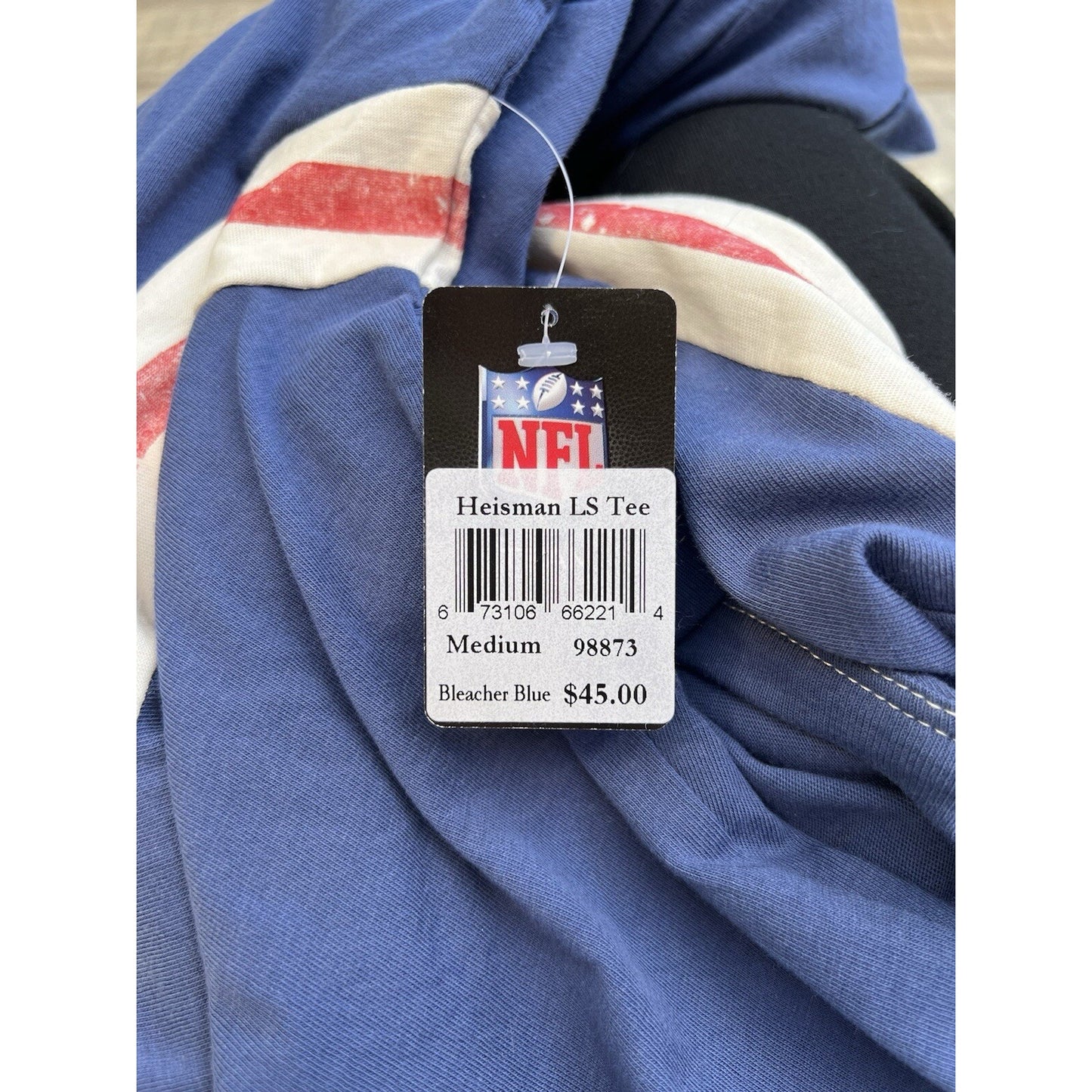 NWT NFL NY Giants Mens Heisman Long Sleeve Forty Seven 47 Brand (M) Fan Gift