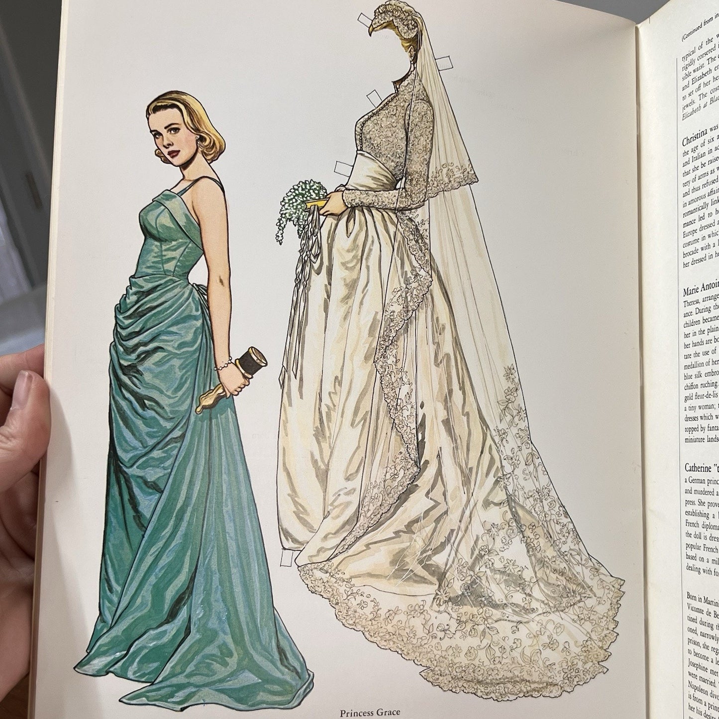Tom Tierney 1982 Great Empresses & Queens Paper Dolls Book Uncut Vintage Fashion