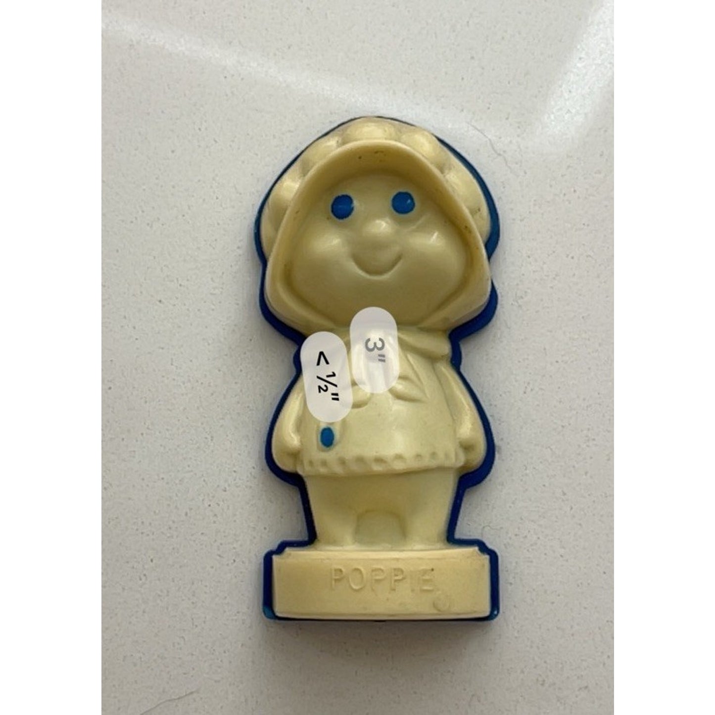 Vintage Pair of Pillsbury Dough Boy Pop N Fresh & Poppie Refrigerator Magnets