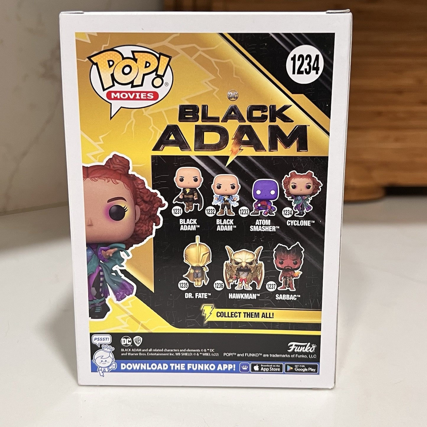 Funko Pop! Movies #1234 DC Comics Black Adam Cyclone Vinyl Collectible