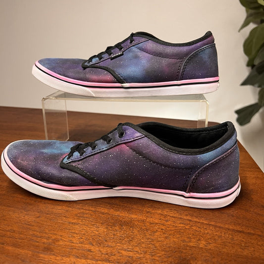 VANS LPE (Sz 9 Women) Blue Purple Pink Cosmic Galaxy Space Lace Up Lo Pro
