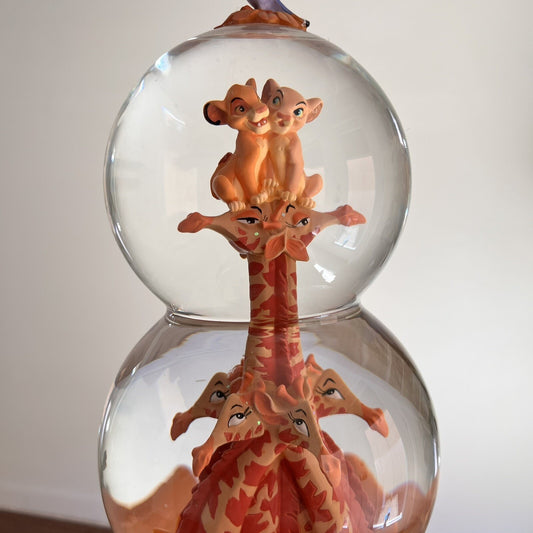 RARE 1994 Lion King "I Can’t Wait To Be King" Disney Musical Water Snow Globe