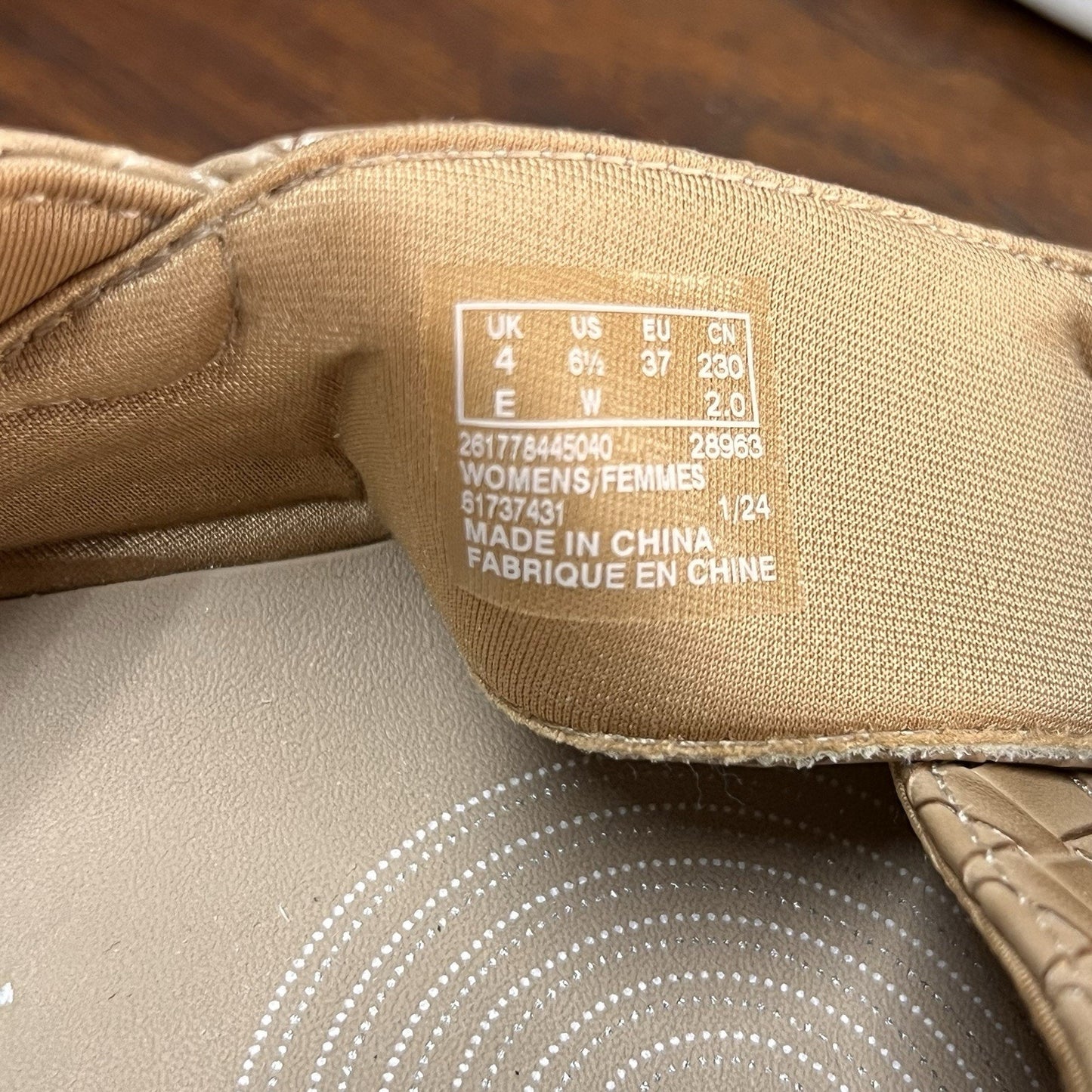 Clarks Cloudsteppers Backstrap Sandals Drift Sun 8.5W Cushionsoft Foam Beige