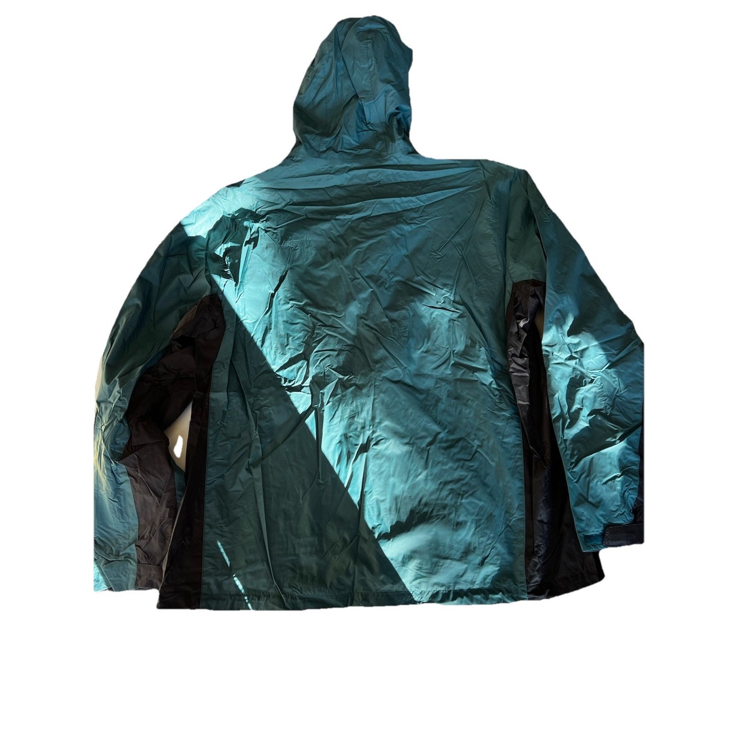 Columbia Omni-Tech Waterproof Rain Jacket Mens C-Large Green Full Zip Hooded
