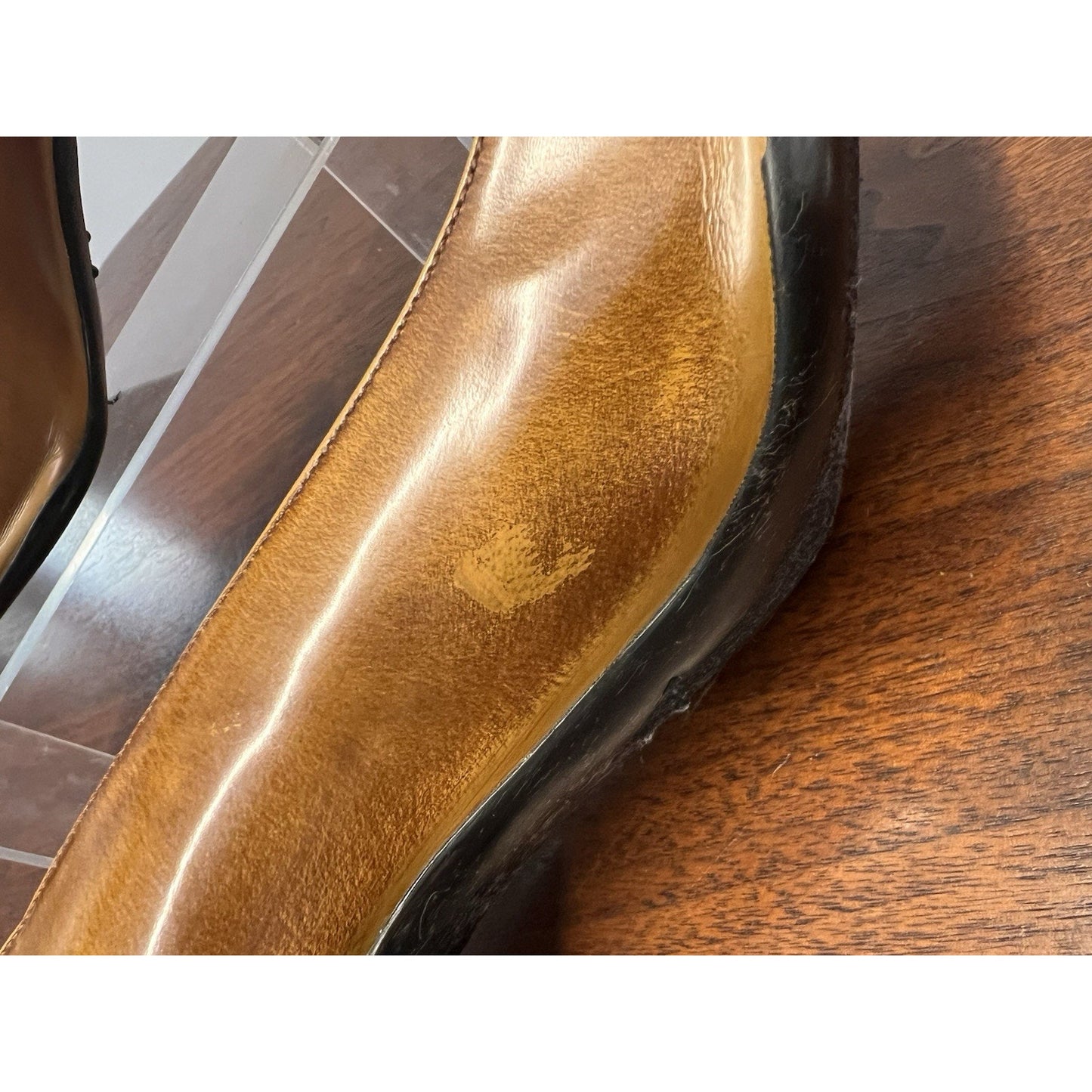 Vintage Prada Pointed-toe Brown Leather Pumps Women’s Size 38 / 7.5
