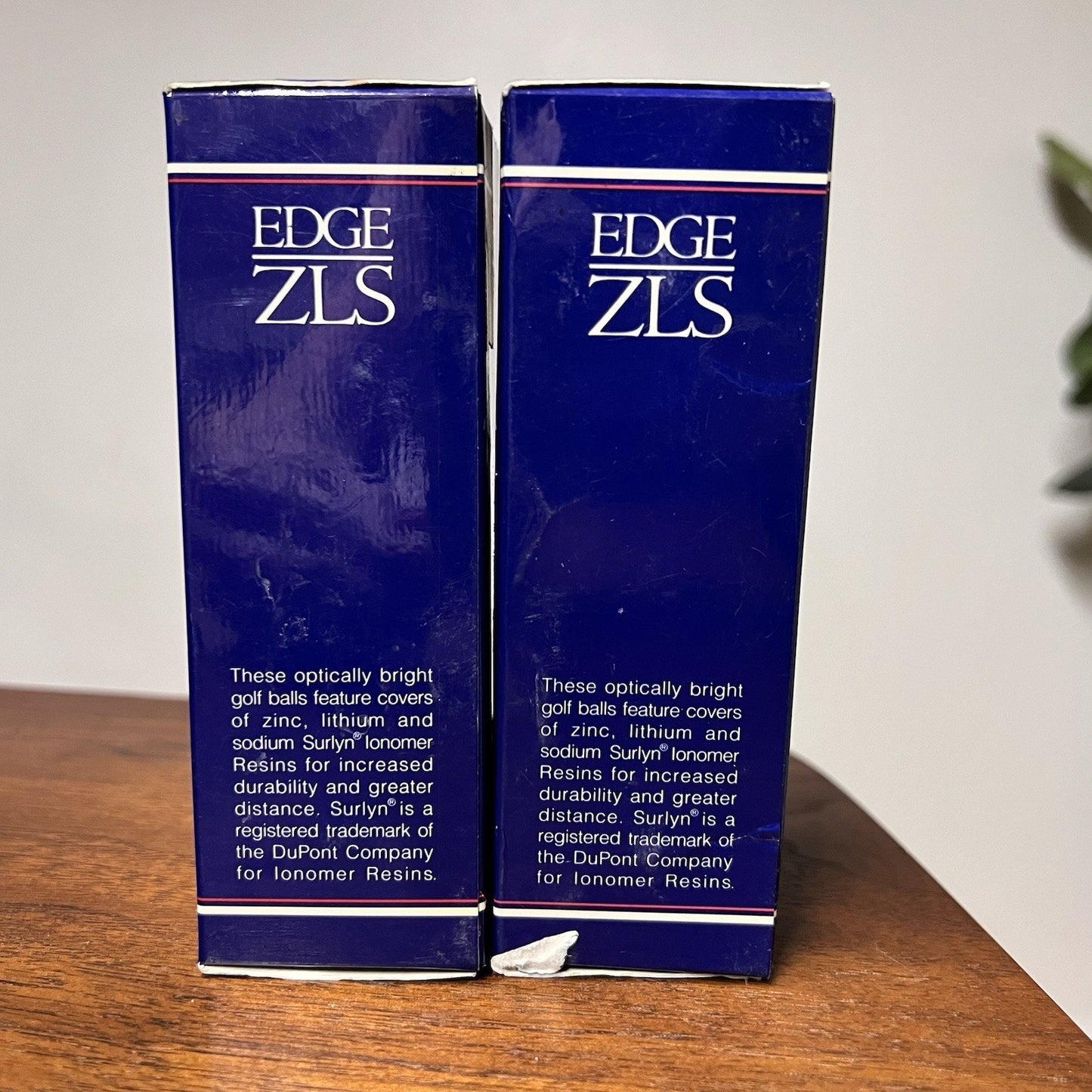 Vintage 1991 Edge Ben Hogan ZLS 100 Tri-Atomic Two Boxes = 6 Golf Balls