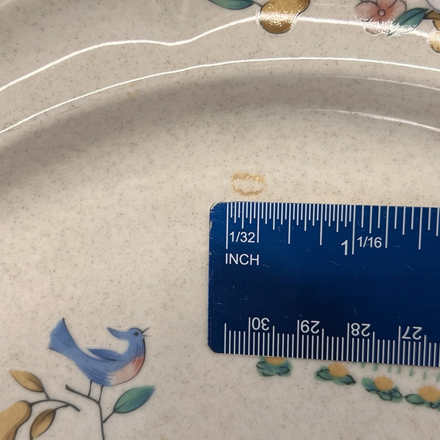 Chop Plate 12" Heartland 7774 International Tableworks China Company 1994 Farm
