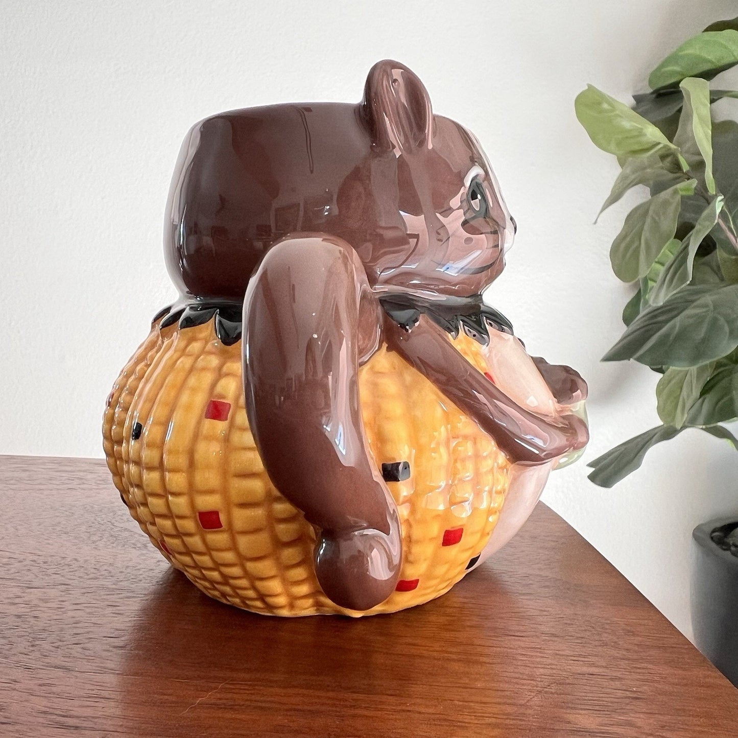 Johanna Parker Squirrel Mug Harvest Critter Retro Vintage Kitsch Anthropomorphic