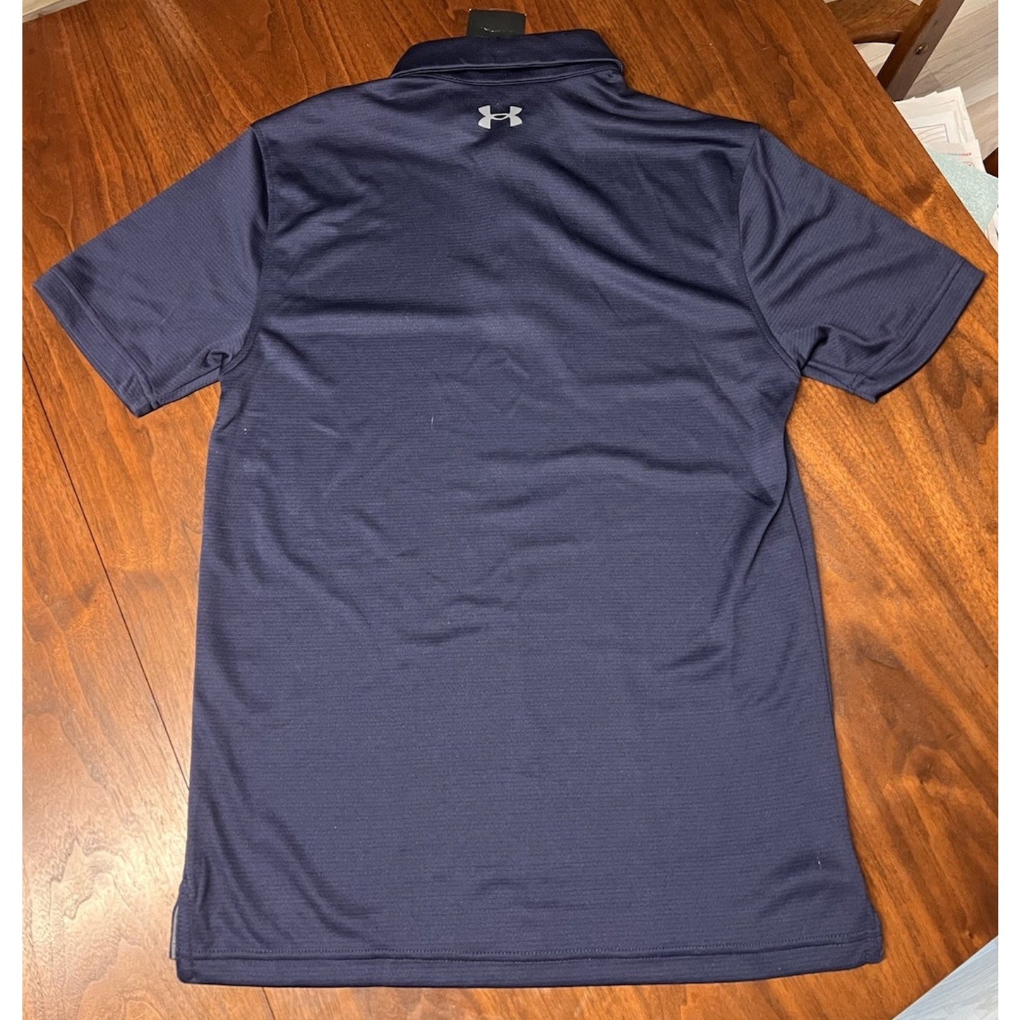 NWT Under Armour Men's Tech Polo Shirt Size Small Navy Blue Golf Performance