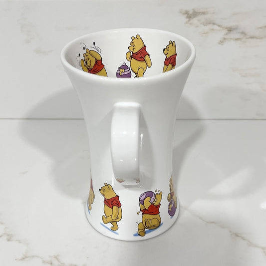 Vintage Disney Store Winnie Pooh Coffee Mug Honey Pot Bees Tall 16 oz Retro