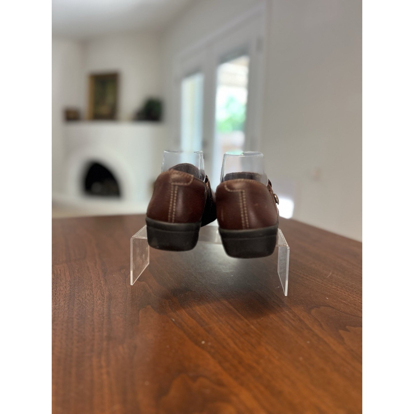 Collection By Clarks Cheyn Misha brown Leather Loafers Women’s SZ 9 M