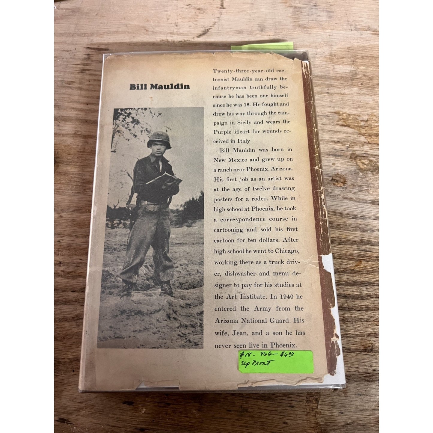 Vintage Up Front by Bill Mauldin First Edition/2nd Printer 1945, Illustrated