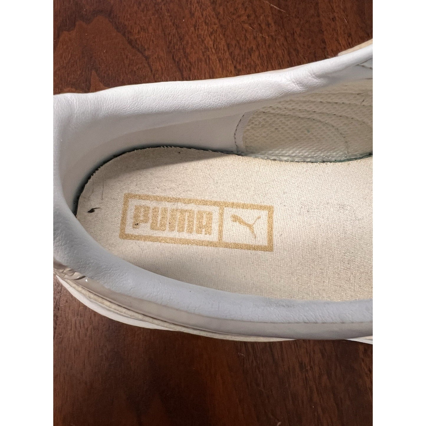 Puma Basket Platform Patent "Oatmeal" (Model: 363314-02) Women’s Size 6