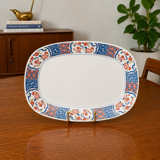 Noritake MING GARDEN 13x9 Serving Platter Japanese Chinoiserie Imari Asian