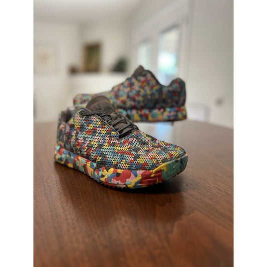 NOBULL Wild Trainer Pixelated Multi-color Pattern Men’s Sz 7.5 Women’s Sz 9