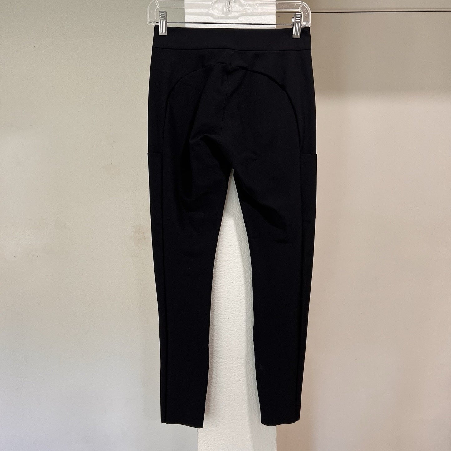Athleta Stellar Trouser 26” Pants Mid Rise Slim Crop Ankle Black Work Stretch