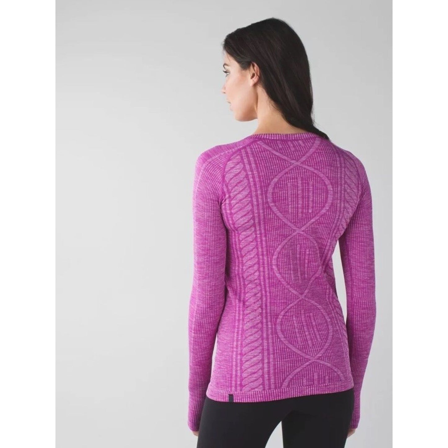 Sz 6/S Lululemon Rest Less Long Sleeve Pullover Shirt Running Yoga Thumbholes