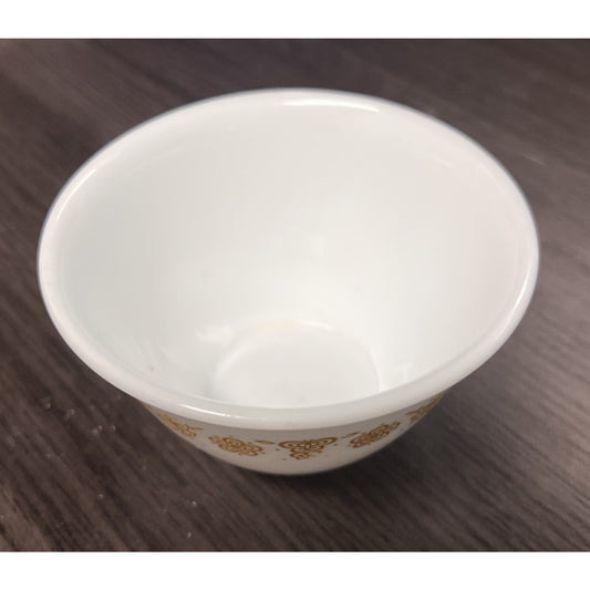 Vintage 1970s Corelle Butterfly Gold Pattern Lidless Sugar Bowl