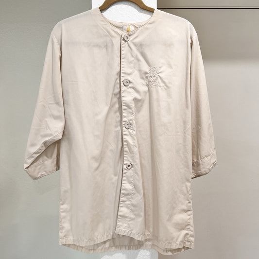 Ritz Carlton Tokyo Button Down Tunic (S) Lounge Shirt Spa Uniform Minimalist