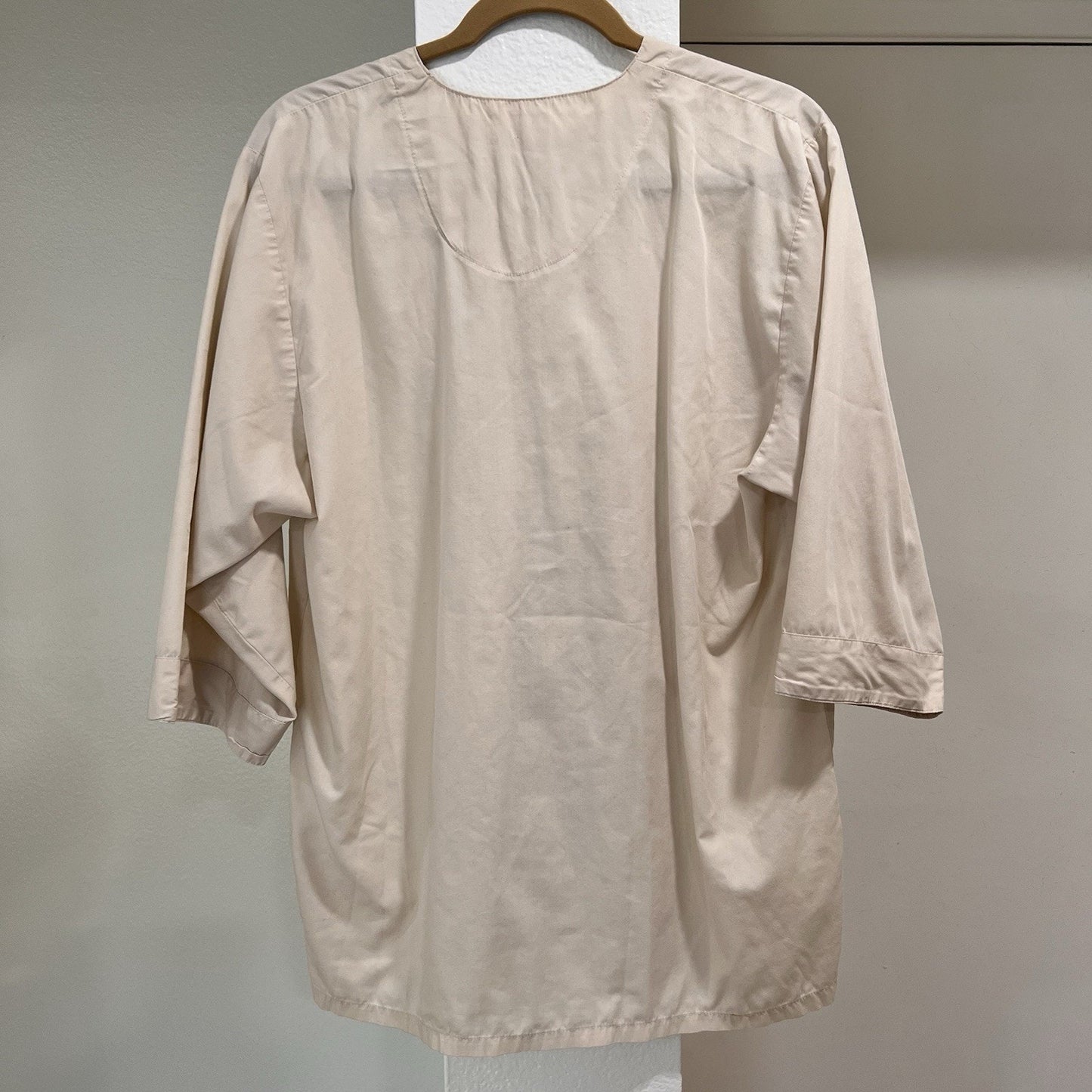 Ritz Carlton Tokyo Button Down Tunic (S) Lounge Shirt Spa Uniform Minimalist
