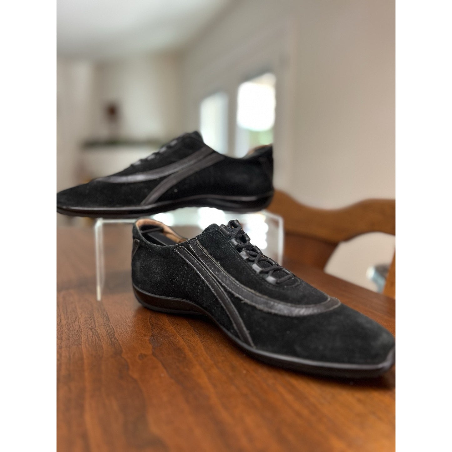 Celty European Adult Unisex Driving Shoes Black Sneakers Size M6.5/W8.5