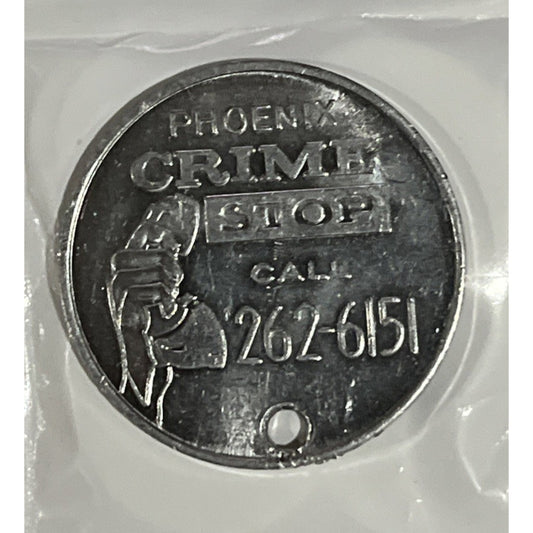 Phoenix Crime Prevention Commission Token Crime Stop Call Arizona AZ