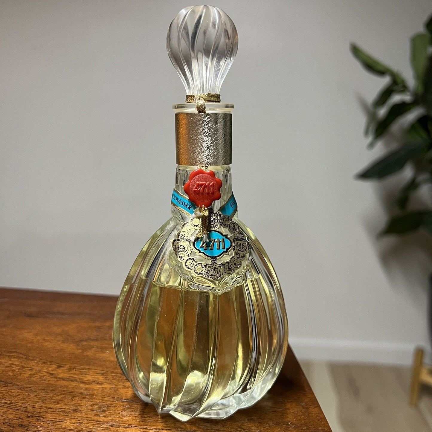 Rare Mens 1960s Vintage 4711 Echt Kolnisch Wasser 5 FL Oz EDC Splash Cologne