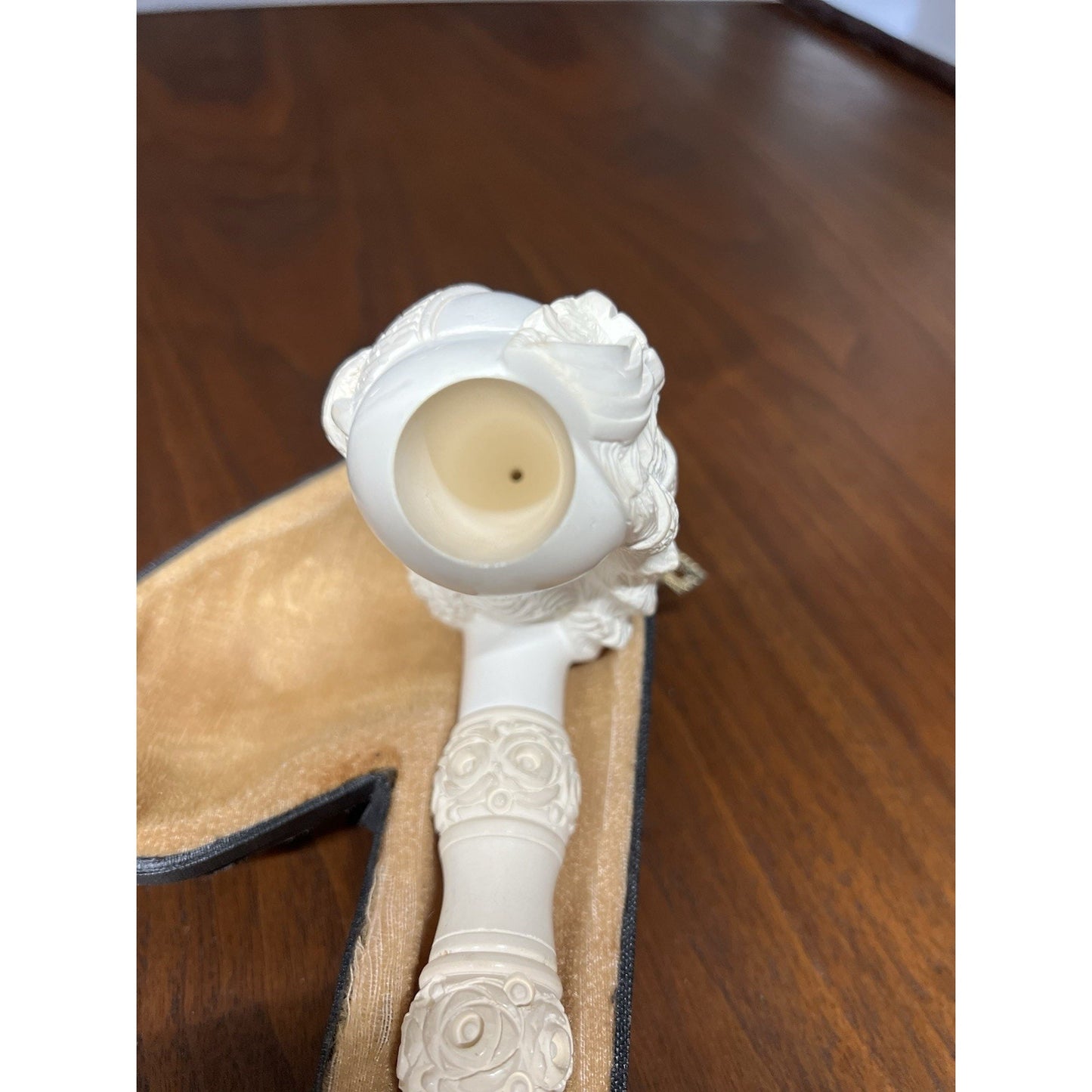 Vintage 15 in “Sultan” Meerschaum Handmade Artisan Estate Pipe w/ Case