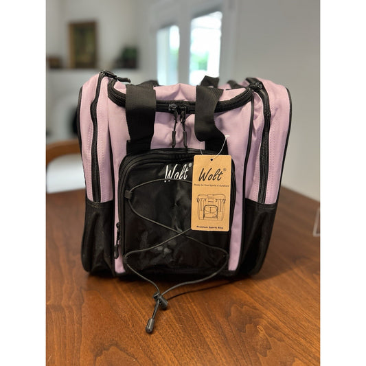 NWT WOLT Iight Pink 4 Pocket Single Ball Bowling Bag