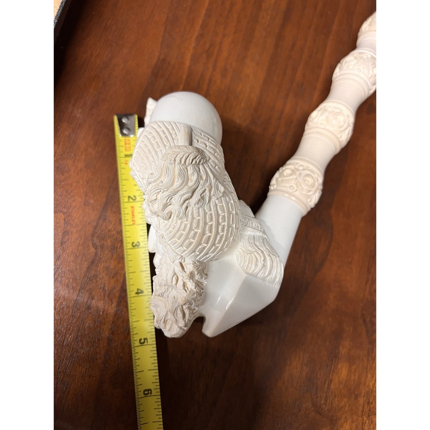 Vintage 15 in “Sultan” Meerschaum Handmade Artisan Estate Pipe w/ Case