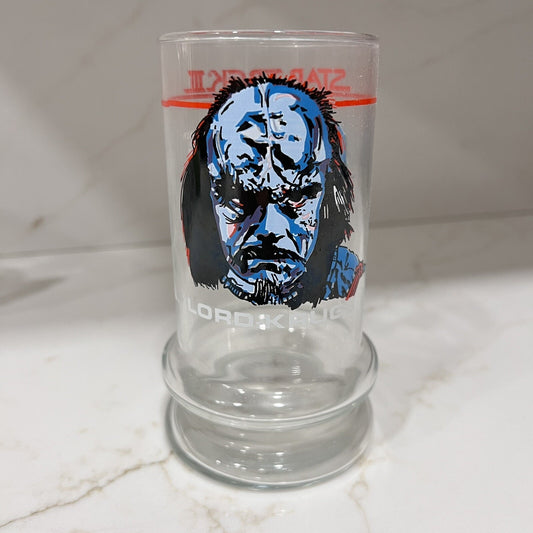 1984 Star Trek III Lord-Kruge Glass Taco Bell Vintage Collectible Promotional
