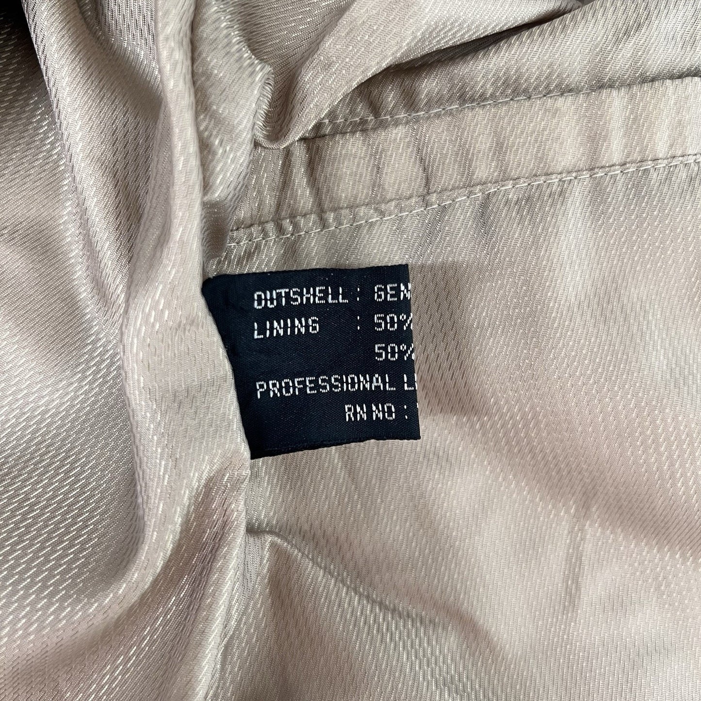Adler Collection Women (M) Metallic Beige Leather Jacket 90s Y2K Vintage Classic