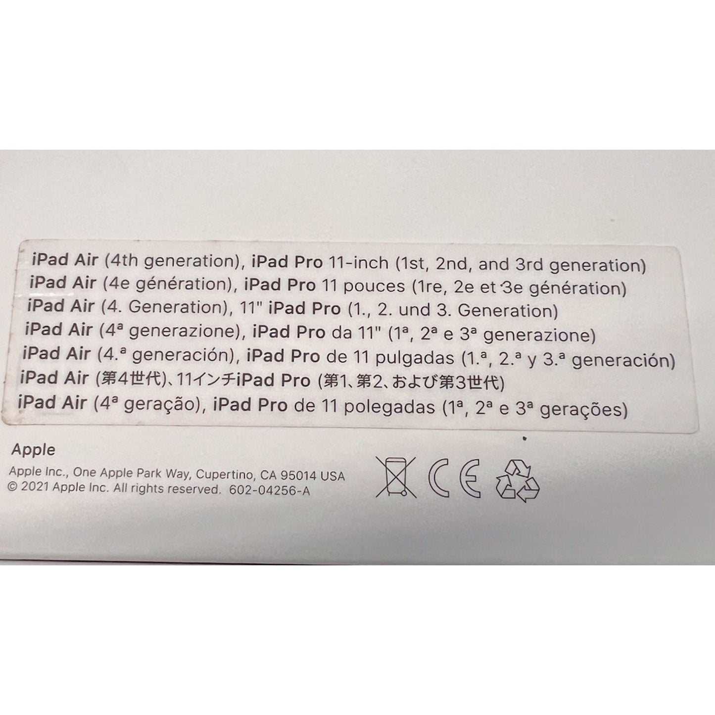 Apple Magic Keyboard MXQT2LL/A + Apple Pencil 2nd Gen Black iPad Pro 11 Air