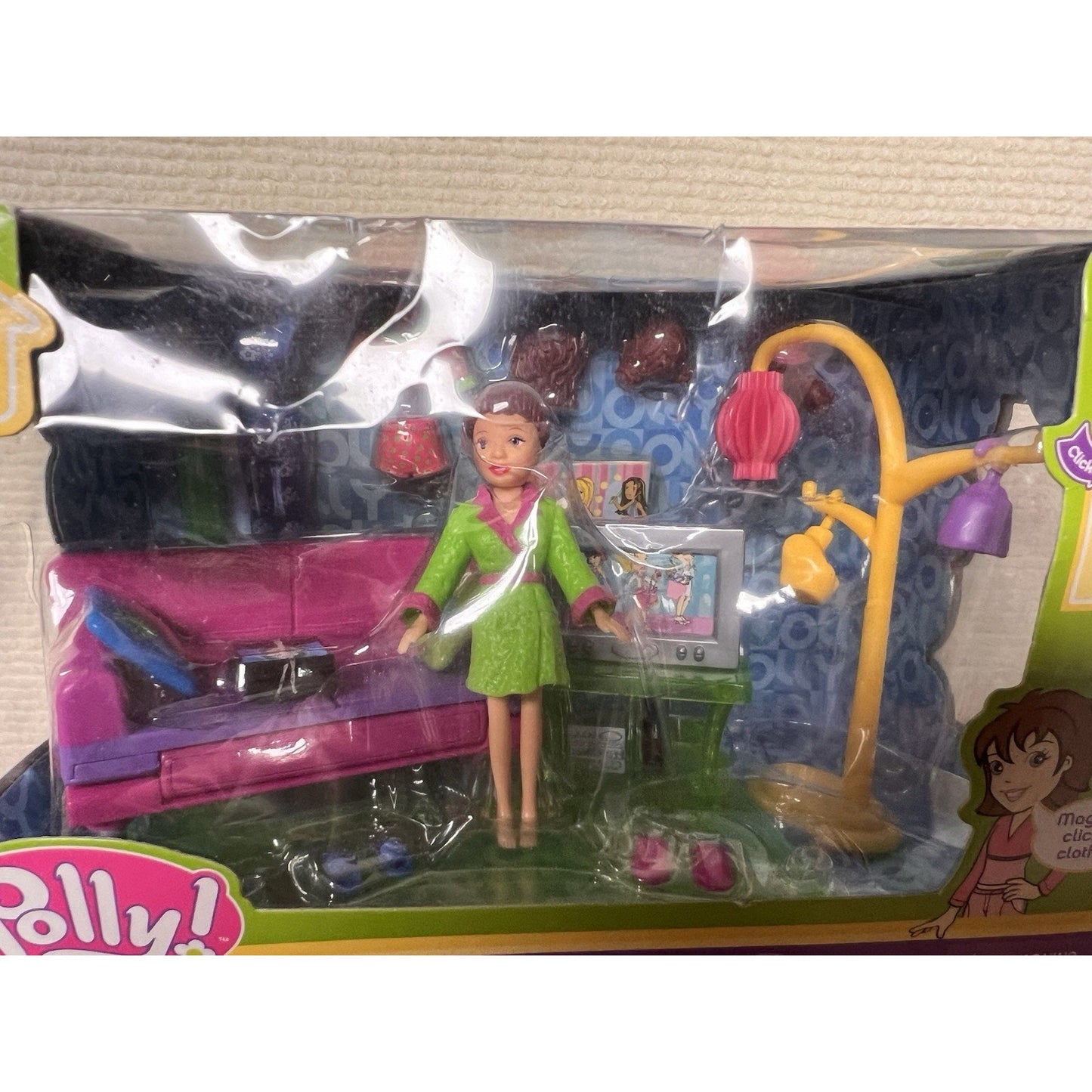 Vintage Polly Pocket! Quik-Clik Movie Time Playset