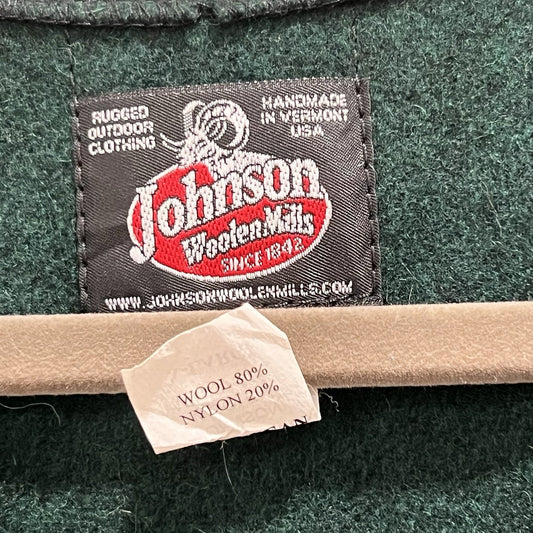 Vintage Johnson Woolen Mills Utility Vest XL Wool Outdoor Hunting USA Heritage